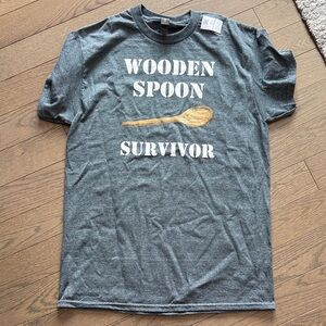 Wooden Spoon Survivor Graphic Tee - Gray
